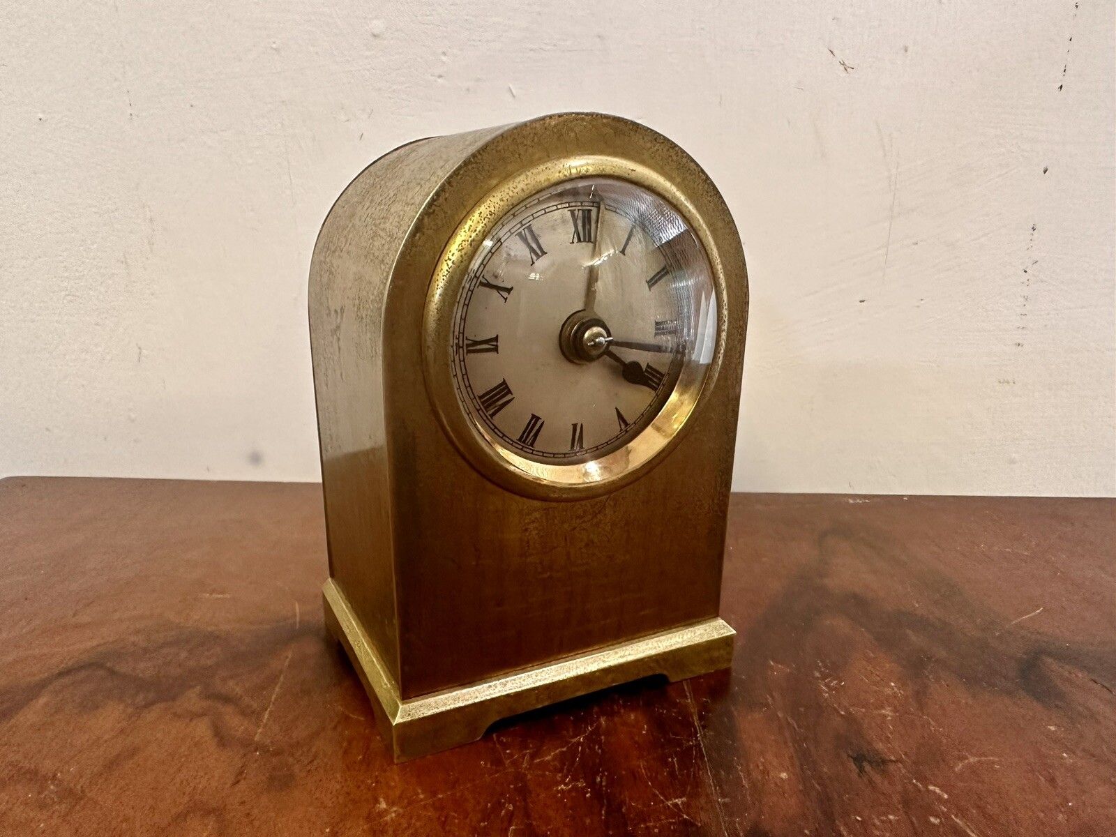photo for sale 19th Century Antique French Brass Carriage Bell Alarm Clock Outstanding