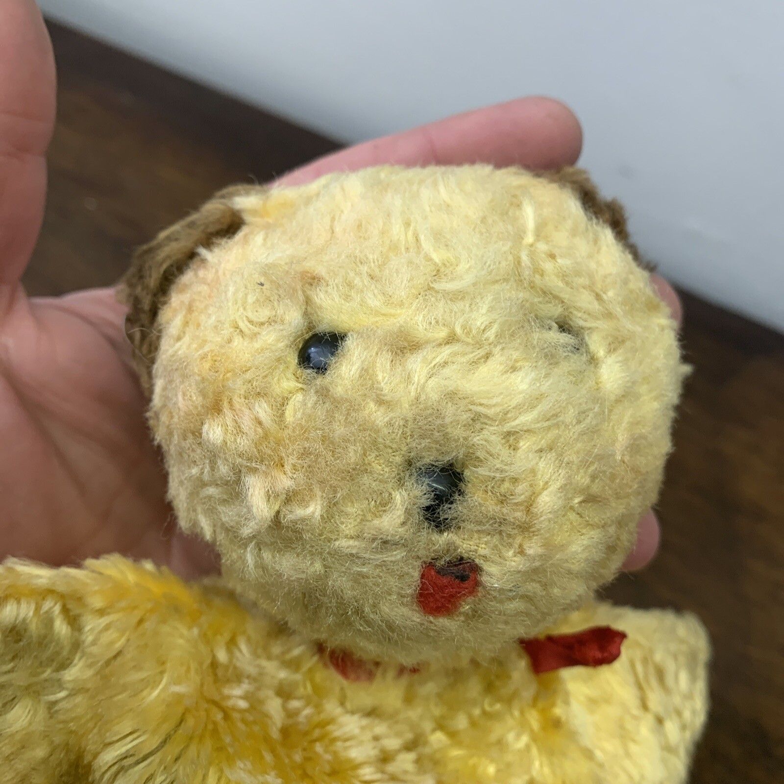 Pair Of Antique Mohair Teddy Bear Puppets photo vinterior