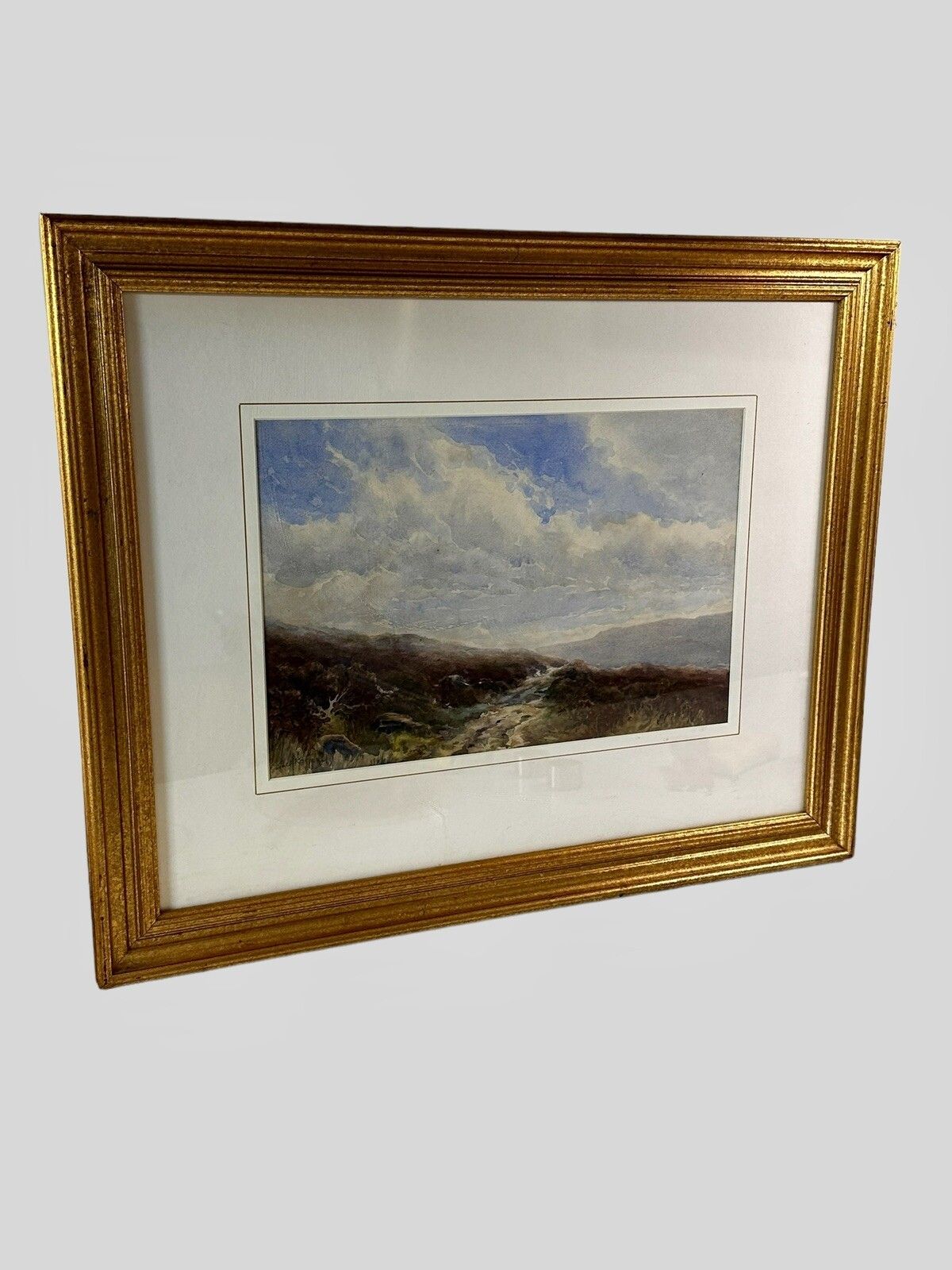 Alfred John Keene (1864–1930) Watercolour  Derbyshire Moorlands 56cm By 46cm photo for sale