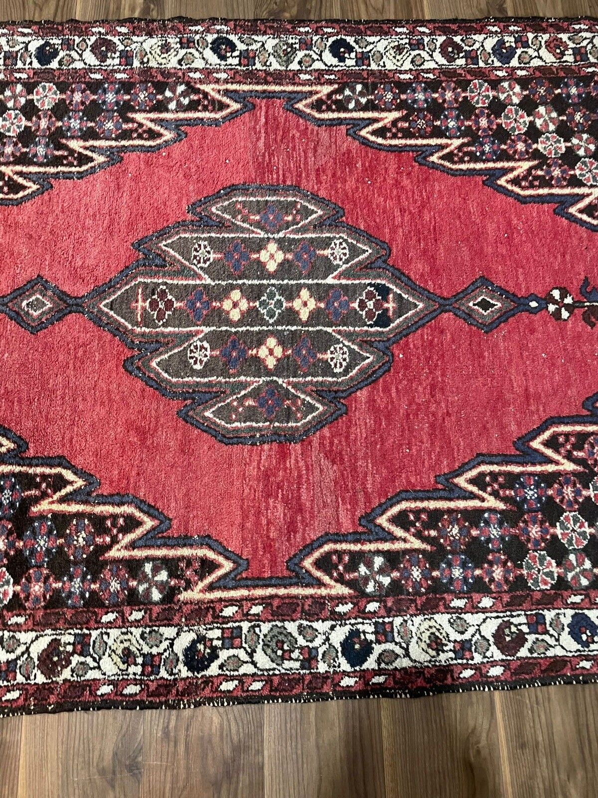 Vintage  Antique Eastern Traditional 100% Wool Rug 205cm By 136cm R10 photo furniture