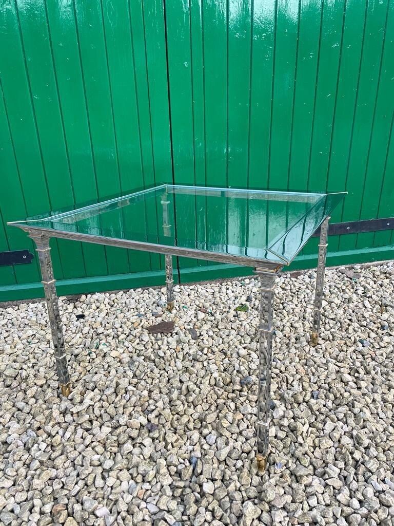 Mid Century Gorgeous Chrome Italian Coffee Table C1970’s Superb Condition. photo for sale