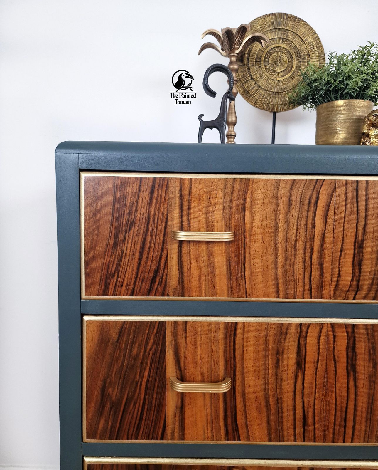 Art Deco Chest Of Drawers With Walnut Veneer photo Furniture