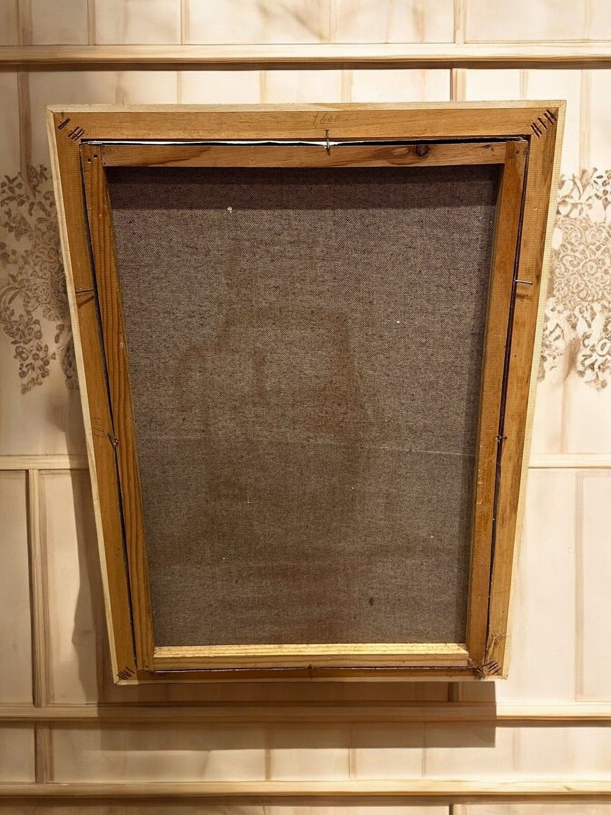 Mid Century Seascape Oil Painting Wood Frame, Signed By Artist Ship Maritime photo Art