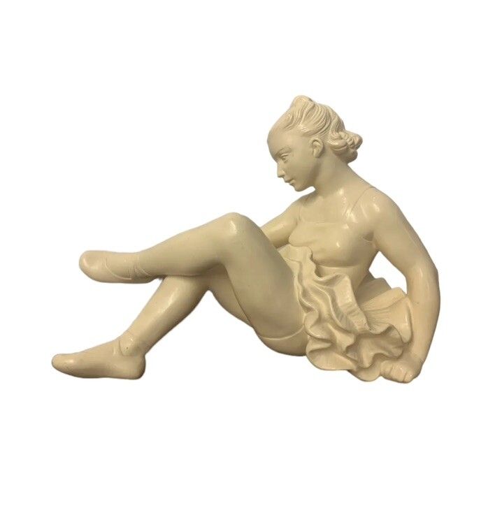 Vintage Ballerina Statue From Jihokera Bechyne, Czechoslovakia, 1960s