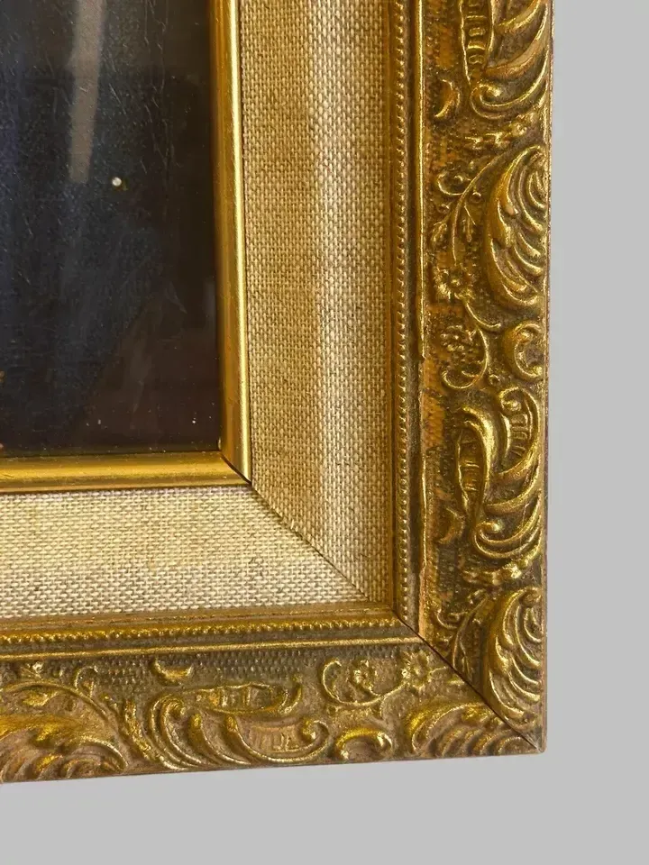 Framed & Glazed "A Young Woman Standing At A Virginal" By Johannes Vermeer photo for sale