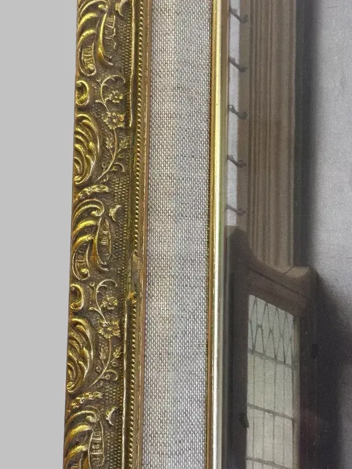 Framed & Glazed "A Young Woman Standing At A Virginal" By Johannes Vermeer photo Art