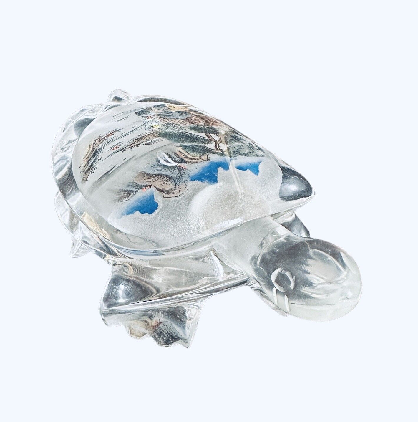 Oriental Reverse Glass Painting Snuff Perfume Bottle In The Form Of A Turtle photo furniture