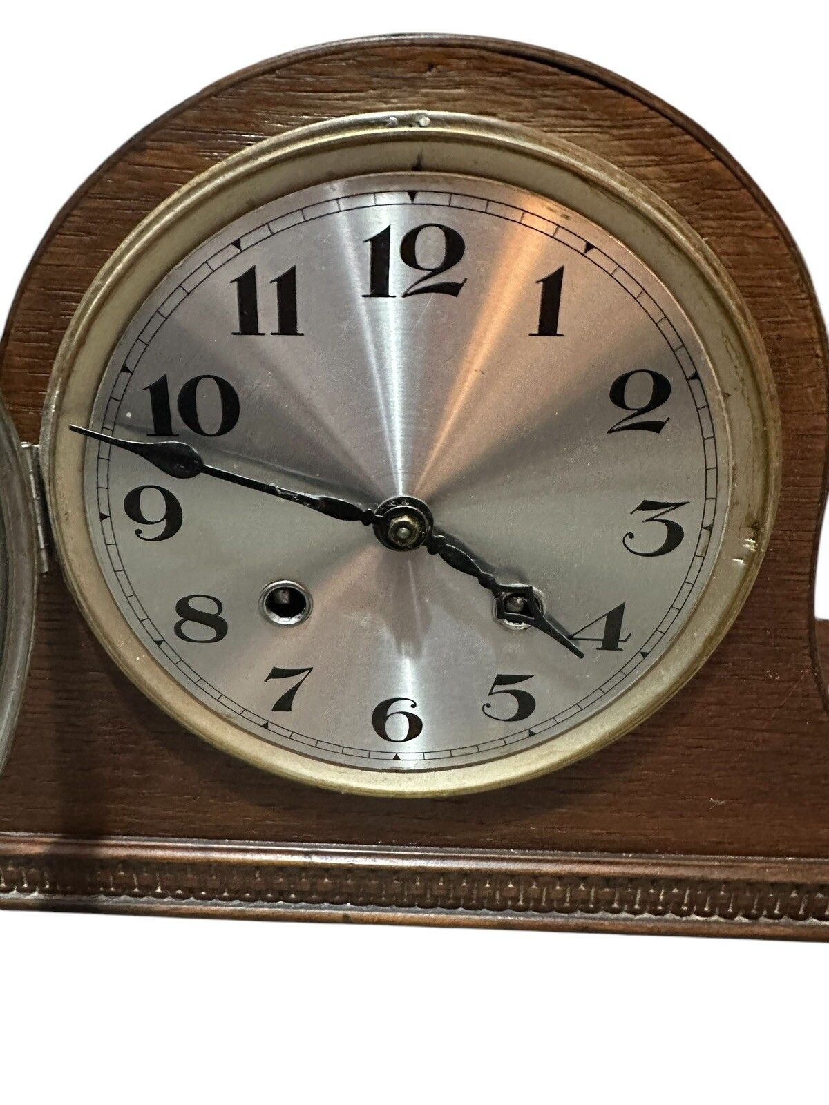 Napoleon Hat C1920’s Timepiece Mantle Clock. Hammer Strike Working photo for sale