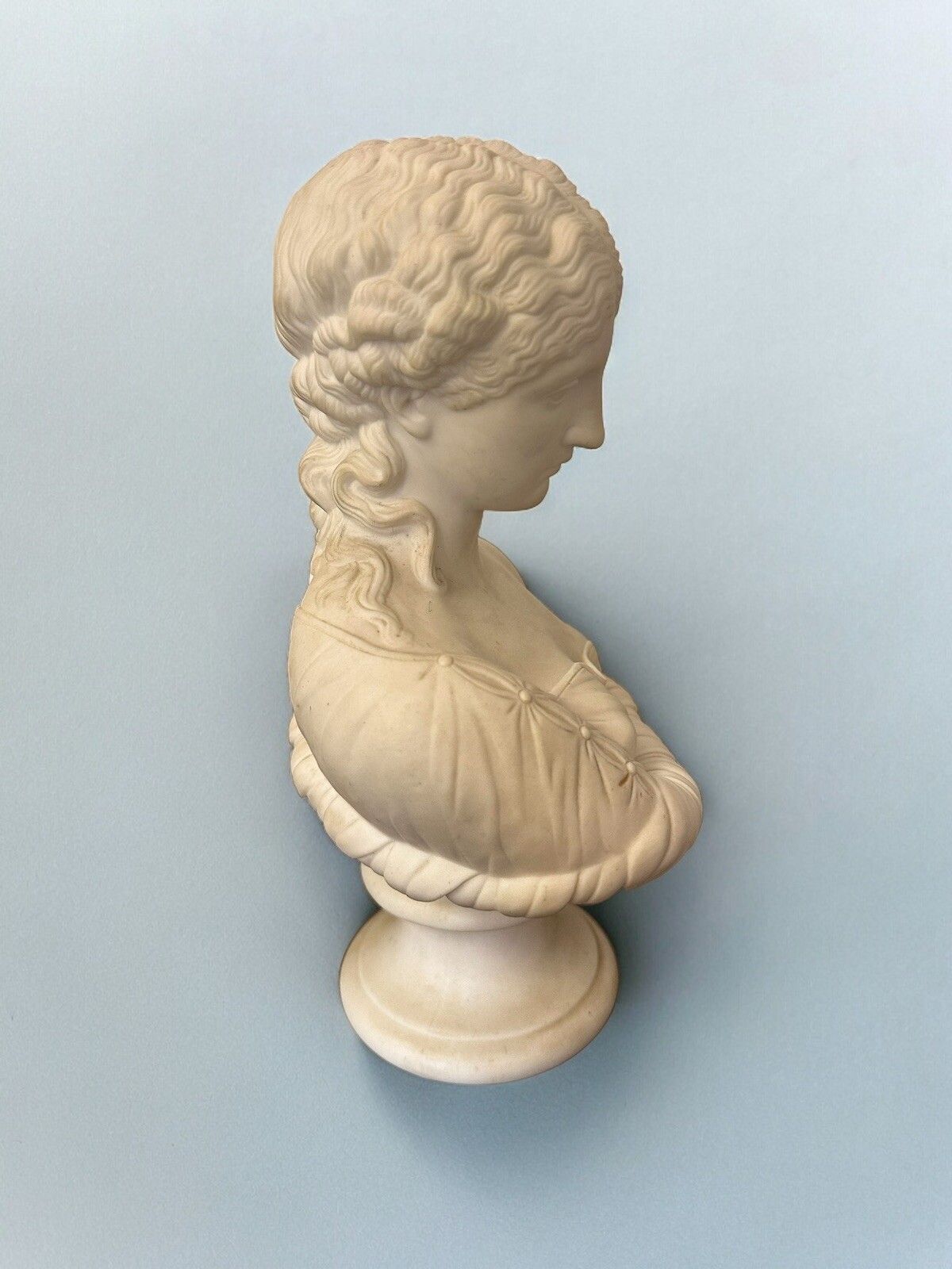 Antqiue Parian Bust Of Clytie, Classical Sculpture. Ornament, photo for sale