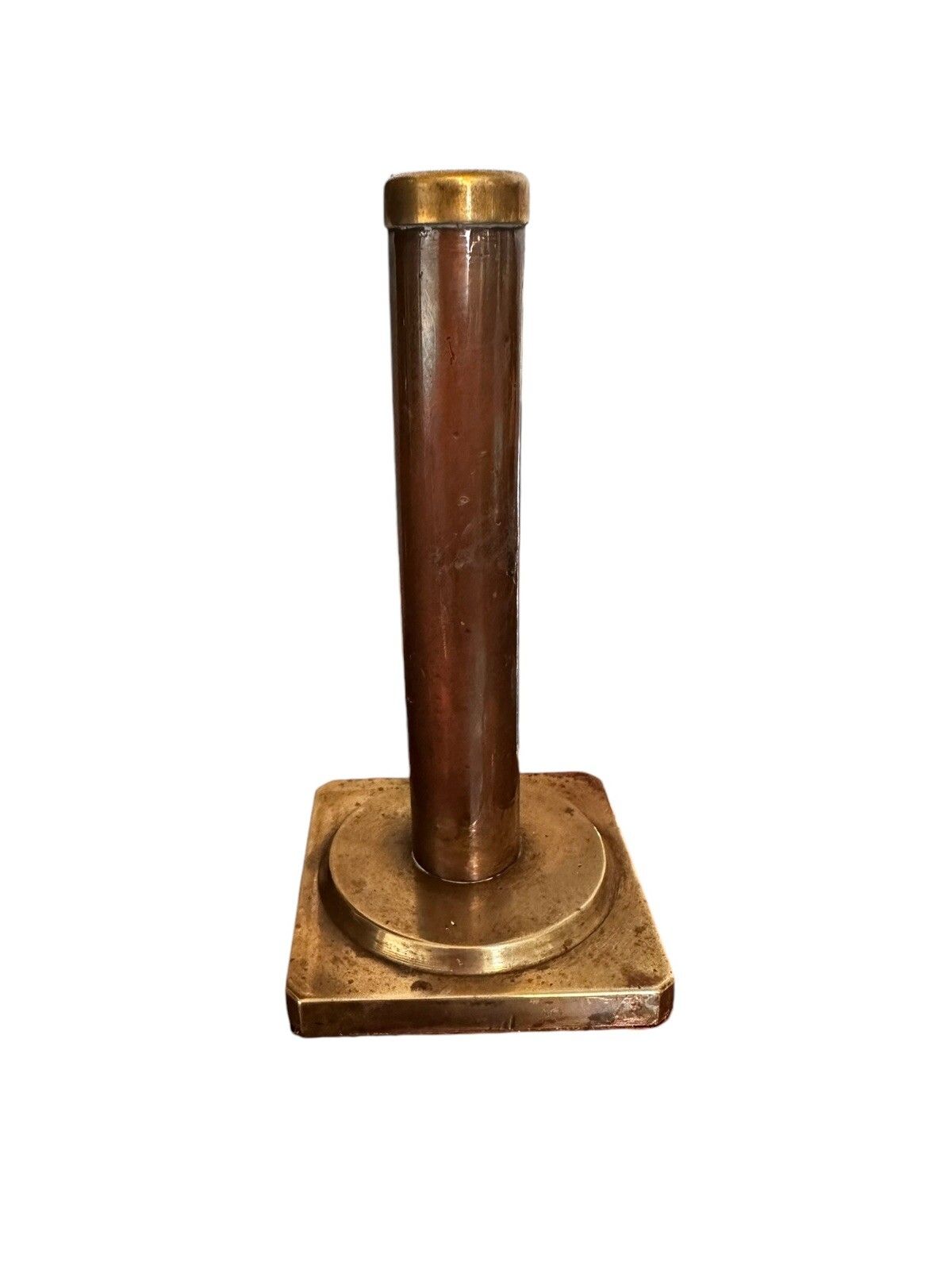 Trench Art Candle Holder Or Spill Vase 17cm Tall photo for sale