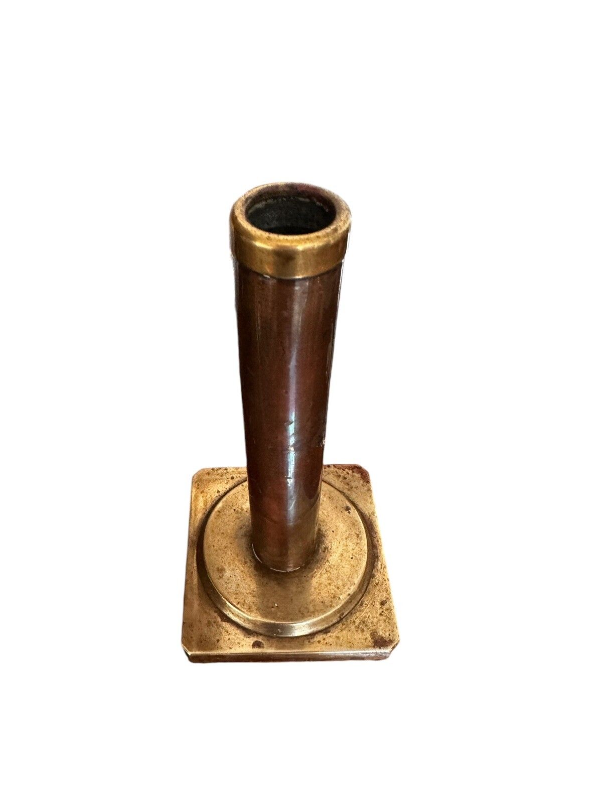 Trench Art Candle Holder Or Spill Vase 17cm Tall photo Home Decor