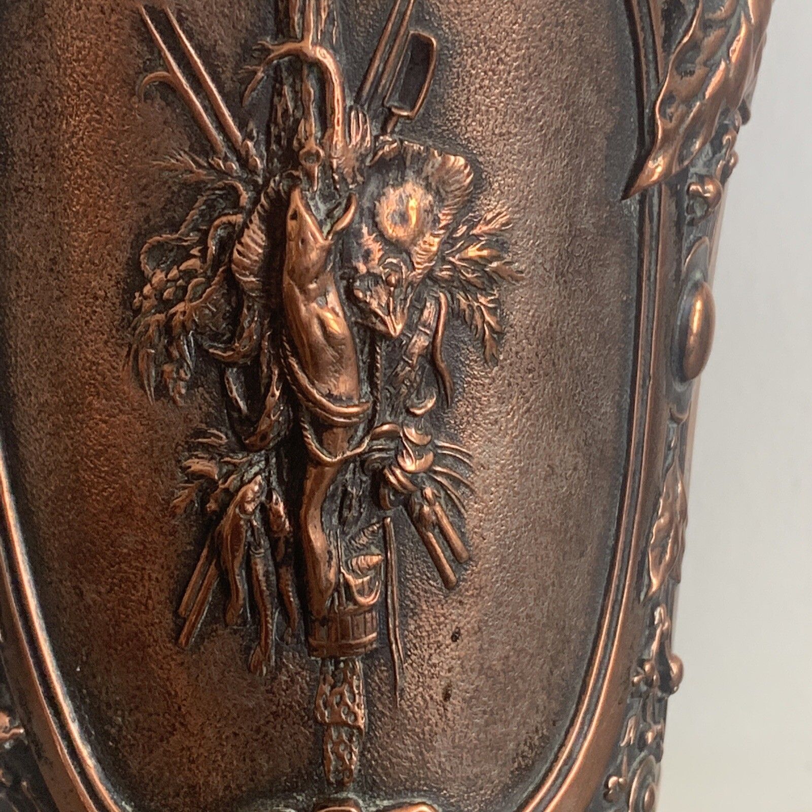 photo furniture 19th Century Mappin And Webb Brass Bronze? Vase Art Nouveau Design