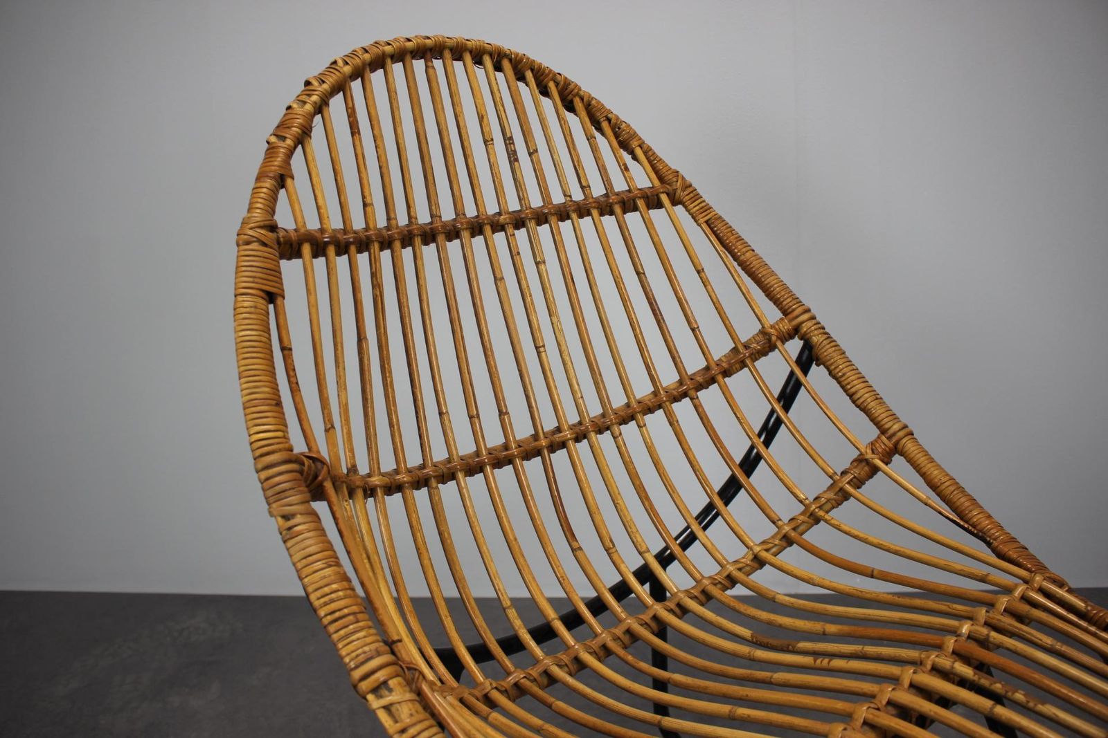 Rattan Lounge Chair By Uluv For Alan Fuchs, Czechoslovakia, 1960s photo buy