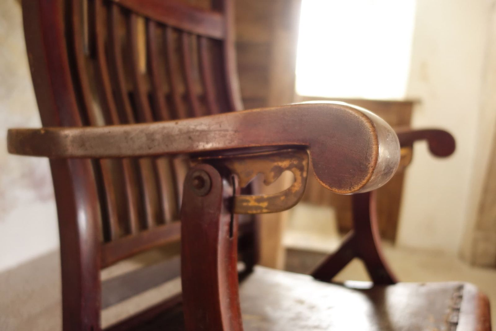 Antique French Barber Chair., 1900s photo buy