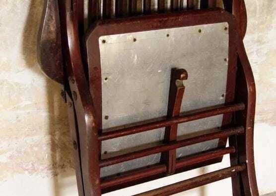 photo for sale Antique French Barber Chair., 1900s