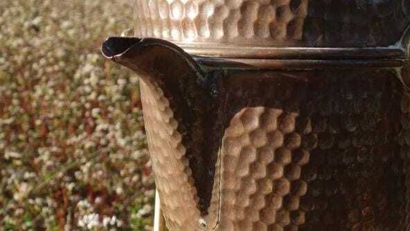 photo furniture Antique Copper Coffee Brewer