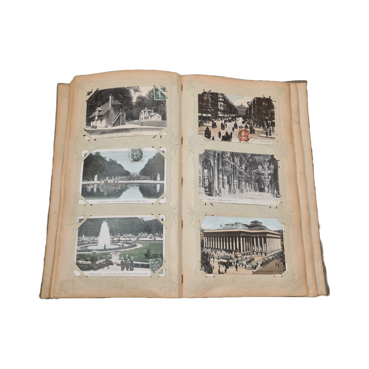 photo buy French Art Nouveau Postcard Album, Early 1900s