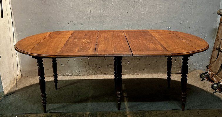 Late 19th Century Slatted Table In Italian National Walnut photo buy