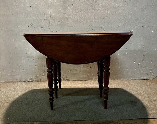 photo for sale Late 19th Century Slatted Table In Italian National Walnut