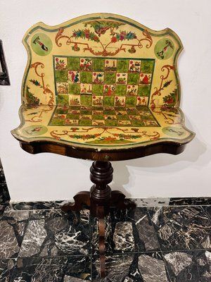 Sicilian Coffee Table With Chess photo vinterior