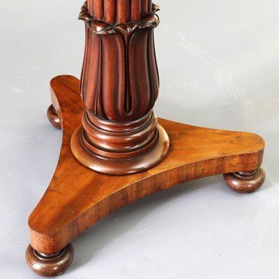 William IV Metamorphic Mahogany Coffee Table Or Three Tier Dumbwaiter, 1835 photo furniture