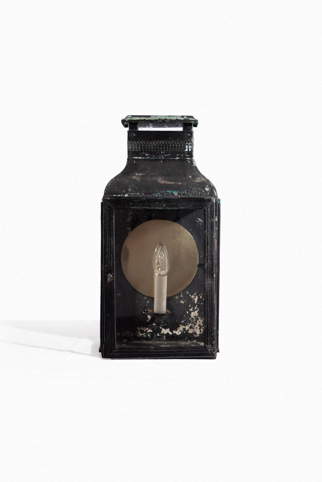 Pair Of George III Tole Painted Wall Lanterns, C.1810 photo buy