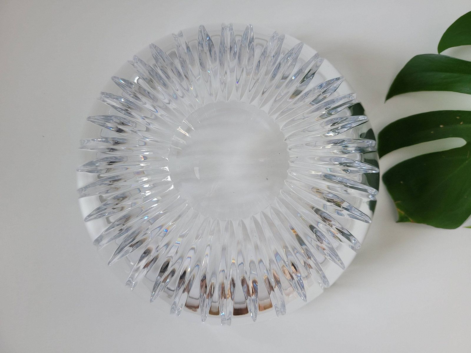 Vintage Cut Crystal Serving Bowl / Rogaska / Yugoslavia / Vintage Decor / Vintage Fruit Bowl / Cut Glass Bowl / Glass Fruit Bowl / Crystal photo Home Decor
