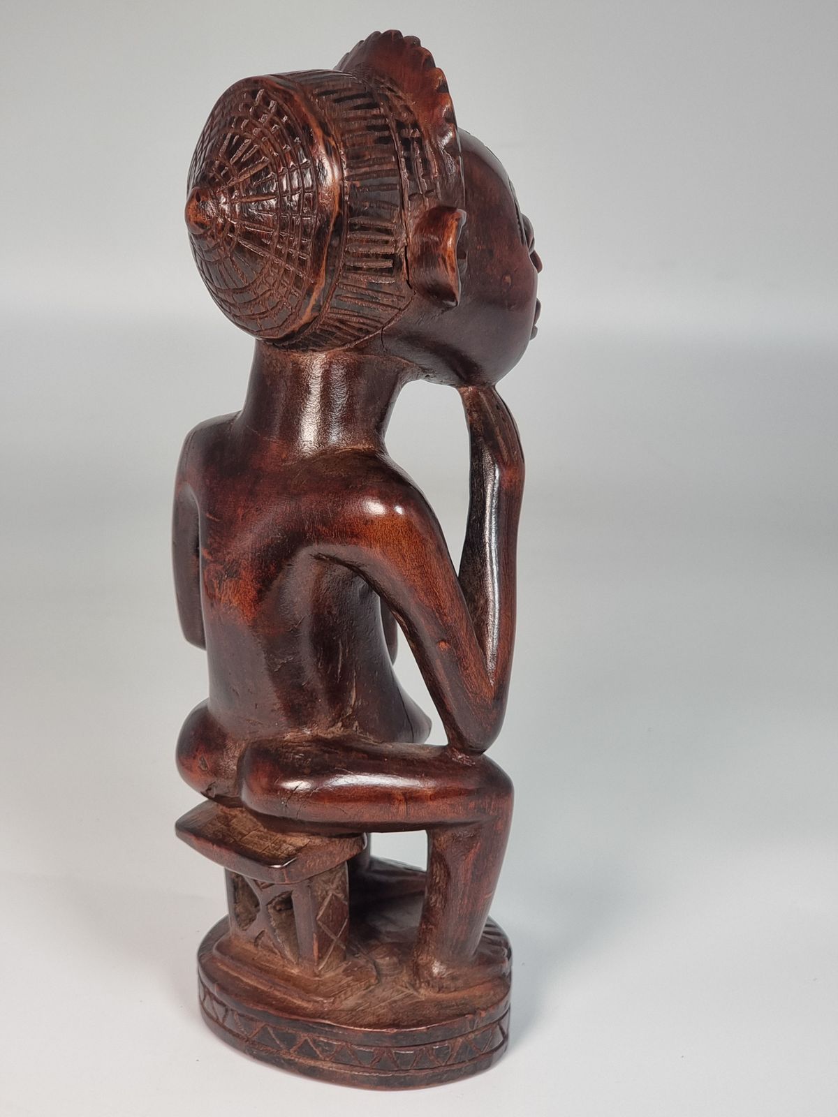 African Angola Tribal Fertility Hardwood Figure Circa 1930 photo for sale