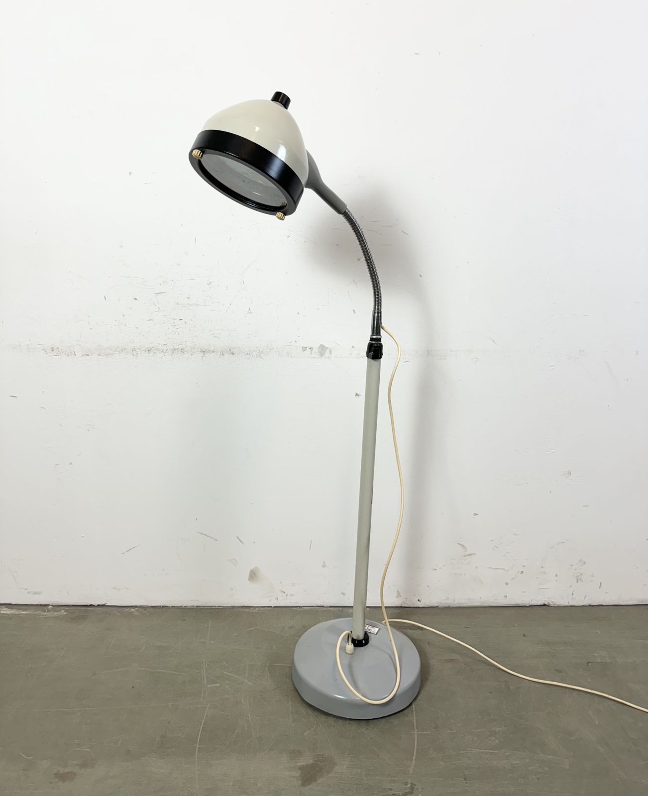 Vintage Medical Gooseneck Floor Lamp From Famed, 1970s photo vinterior
