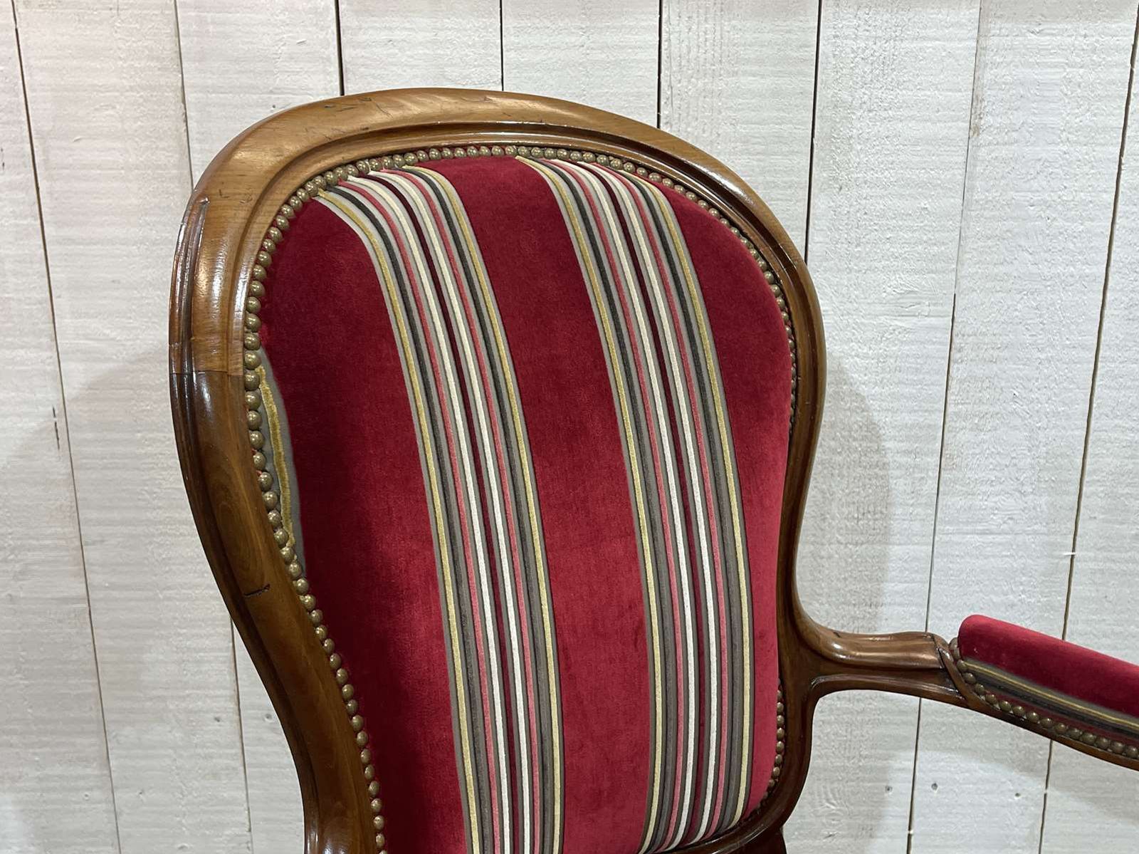 Napoleon III Armchair Late 19th Century In Walnut photo 760.0