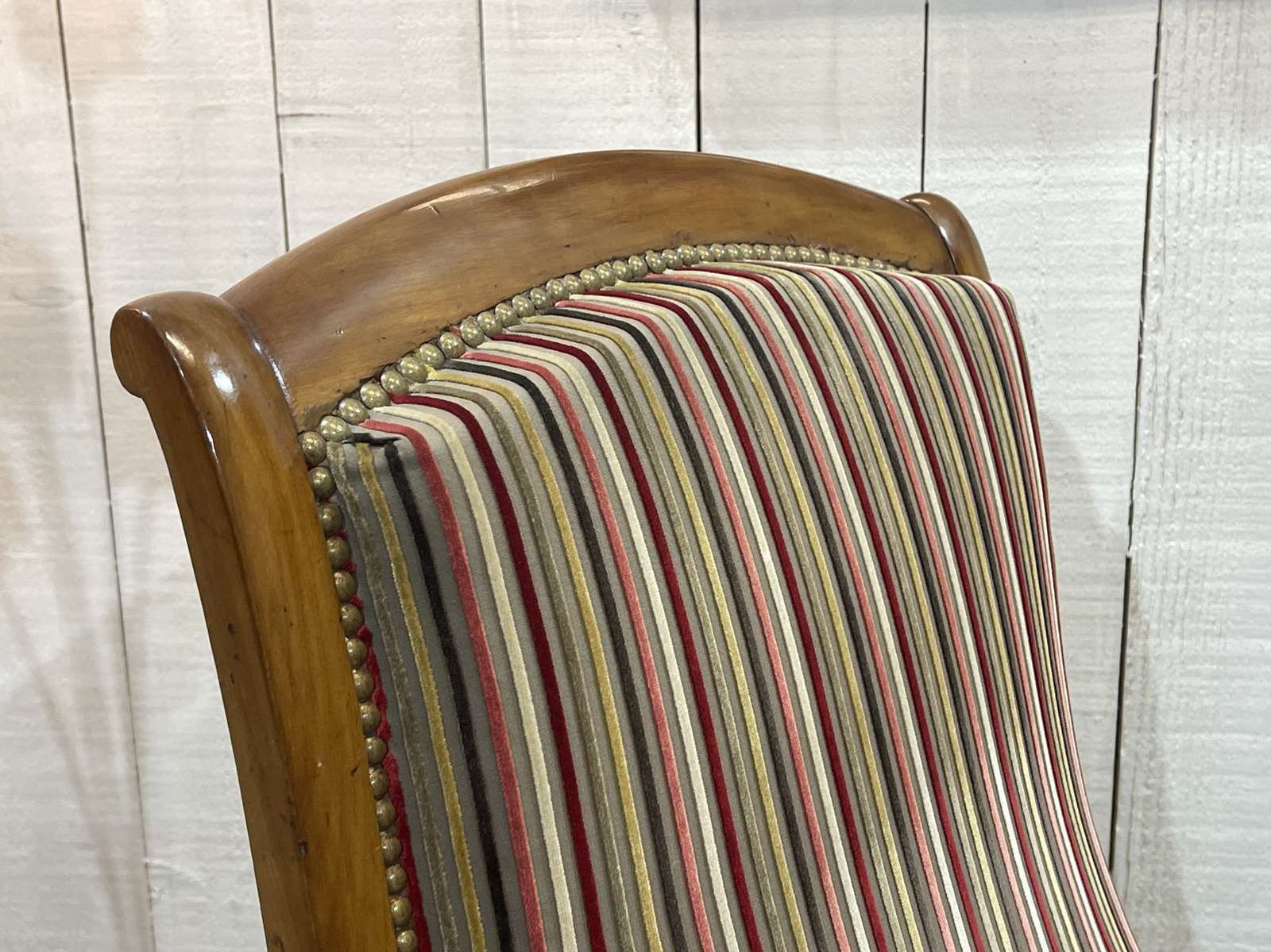 760.0 Late 19th Century Voltaire Armchair In Cherry Wood photo