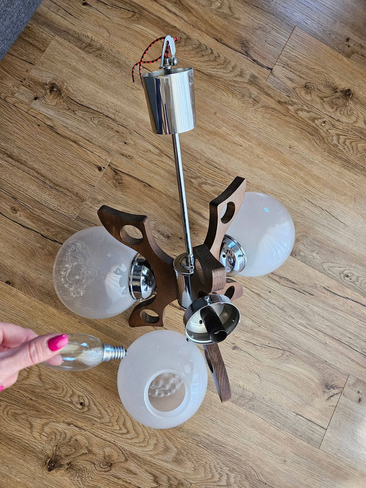 photo furniture Vintage Pendant Light, Mid Century Modern Lamp, Mazzega Lamp, Murano Glass Ceiling Lamp, Glass Globes Chandelier, Sputnik Lamp 70's