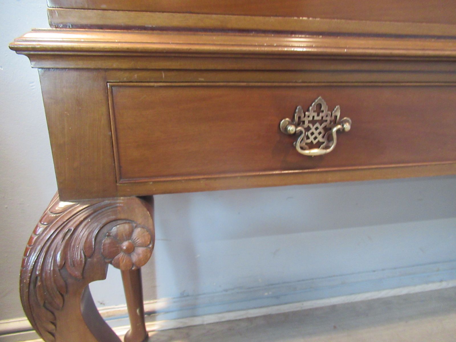 photo for sale Chippendale   Style Mahogany   Bookcase Dating   From Around  The 1910s