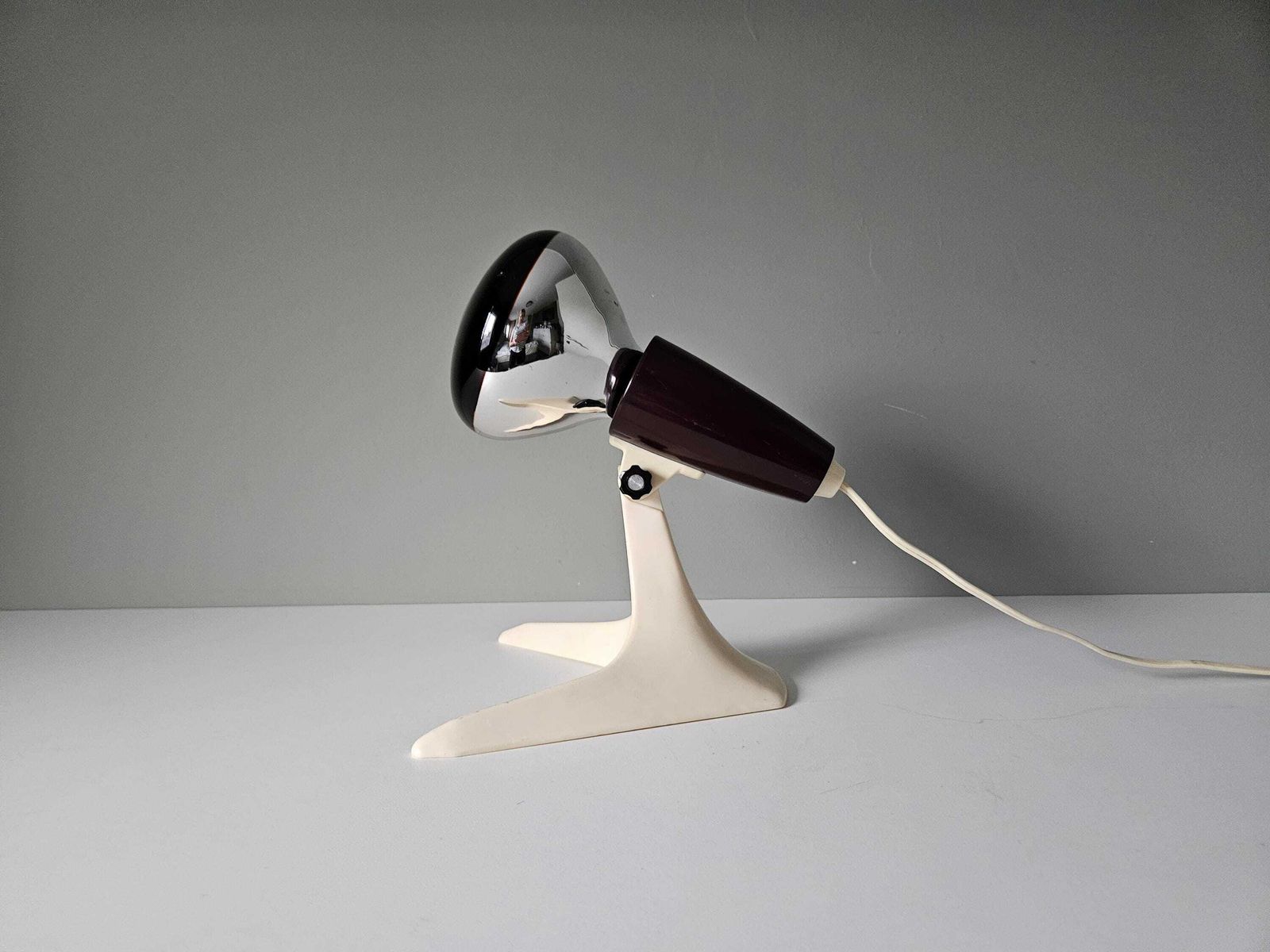 Vintage Infra Red Lamp, 60's Osram Table Lamp, Desk Lamp, Infra Red Heath Light, Retro Light, Space Age Lamp, Mid Century Lamp, Mcm Lamp photo Lighting