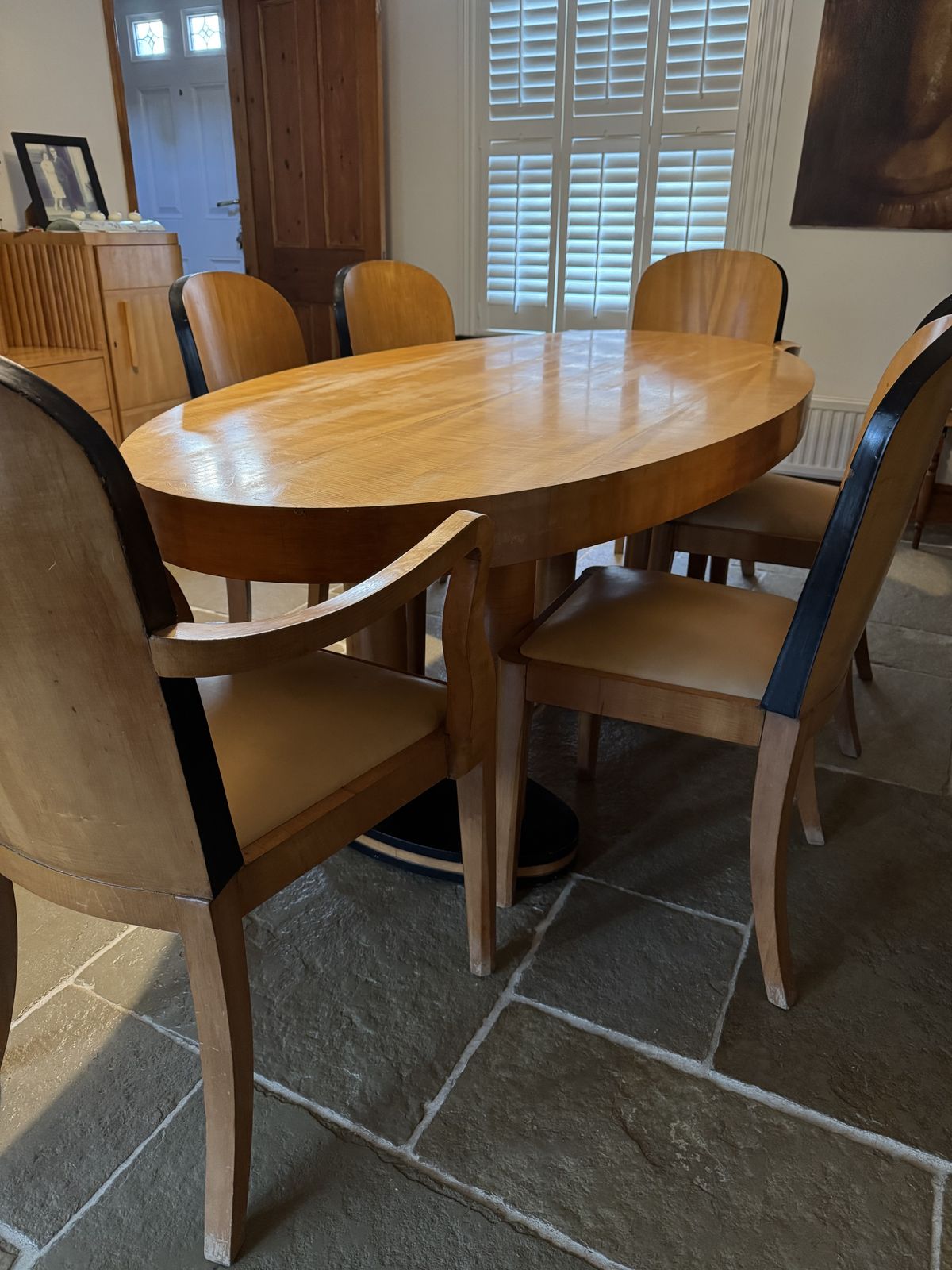 1920s Dining Table Set