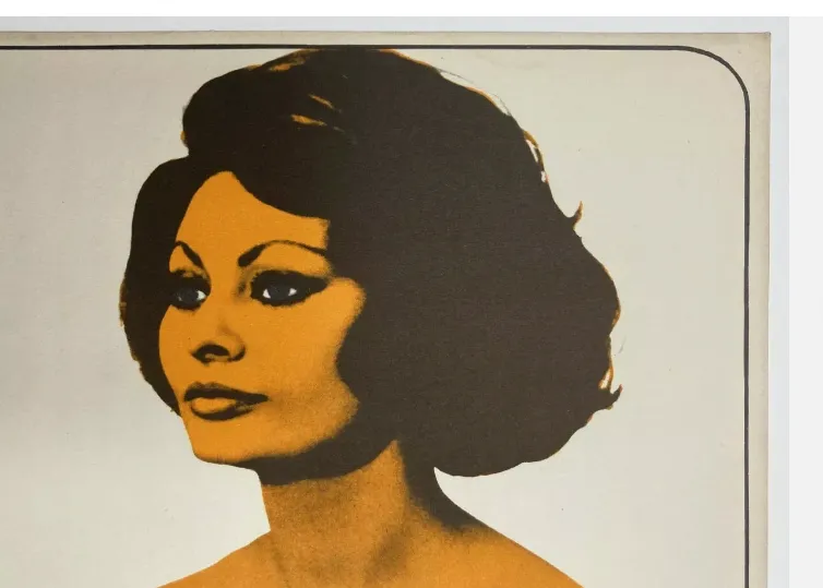 Sophia Loren Collection 4 X Movie Posters Original Czechoslovak Poster Design photo 165.0