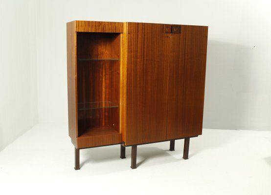 Mahogany Dresser With Bookcase, 1970s photo for sale