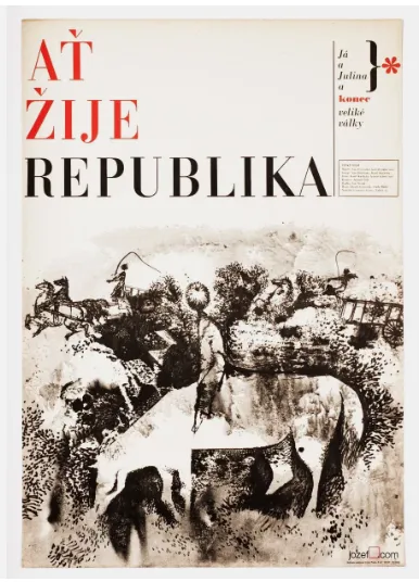 Czechoslovak New Wave Cinema Collection 4 X Movie Posters Original Czech 1960s Graphic Design photo Art