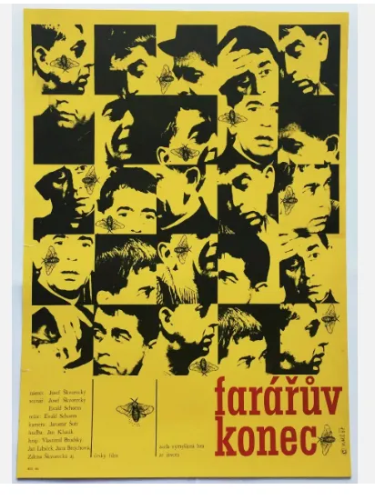 Czechoslovak New Wave Cinema Collection 5 X Movie Posters Original Czech 1960s Graphic Design Part 2 photo Art