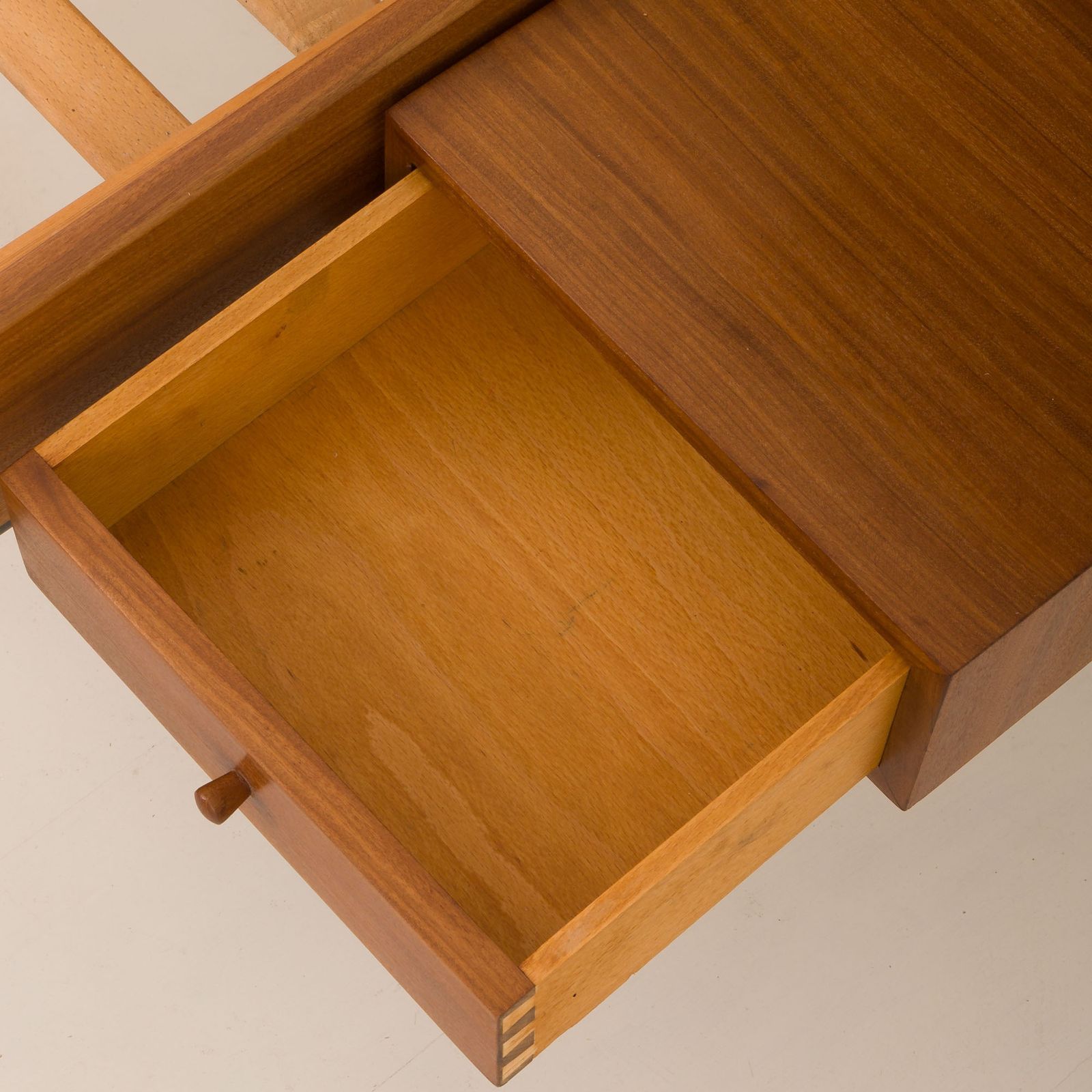 photo furniture Hans J. Wegner Single Bed In Teak And Cane For Getama, Denmark, 1960s