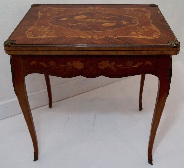 Antique French Louis XV Games / Side Table   Free Delivery To England And Wales