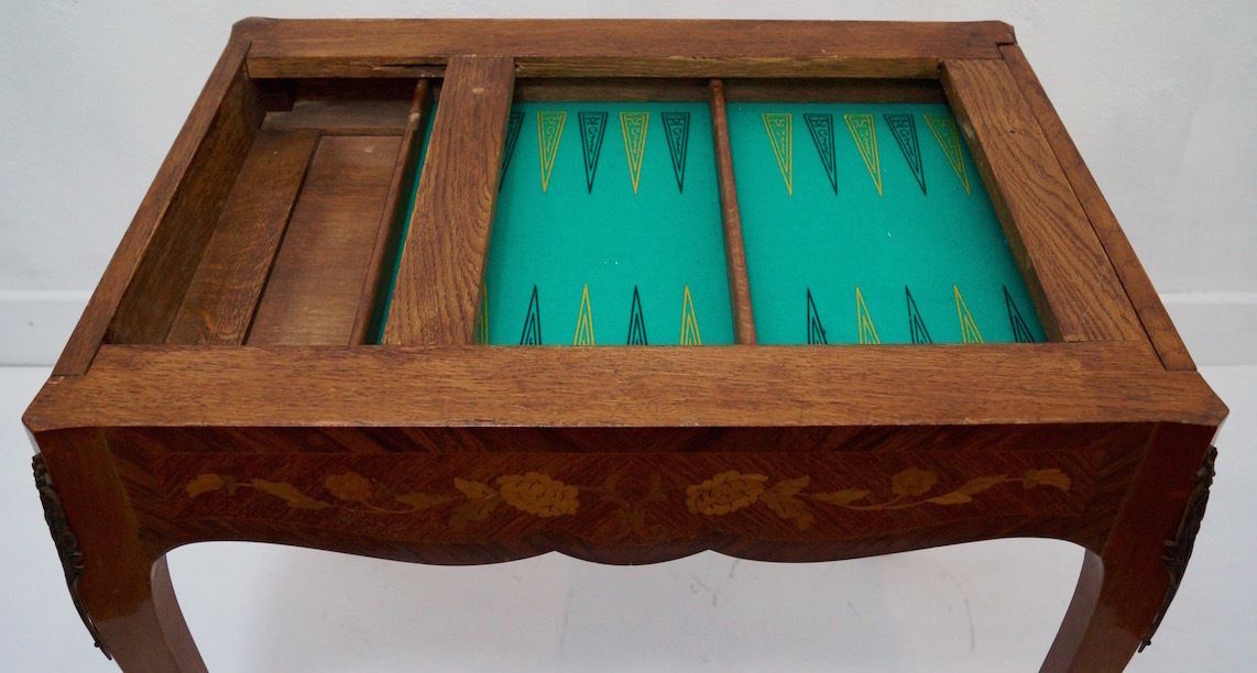 Antique French Louis XV Games / Side Table   Free Delivery To England And Wales photo 740.0