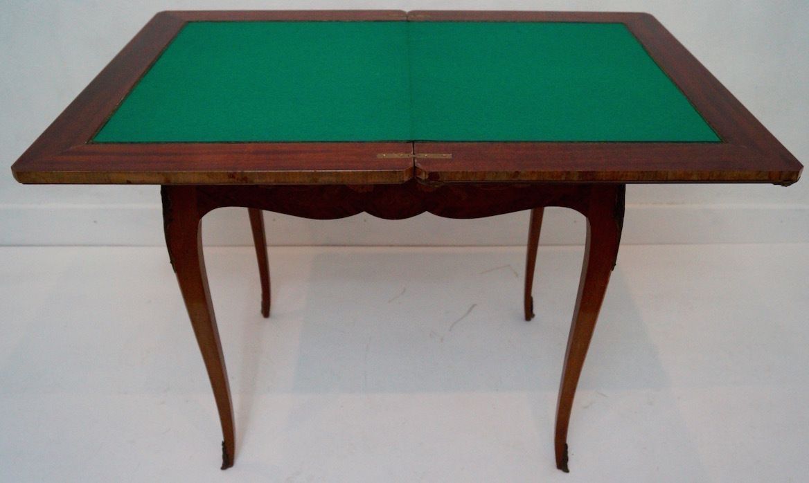 Antique French Louis XV Games / Side Table   Free Delivery To England And Wales photo vinterior