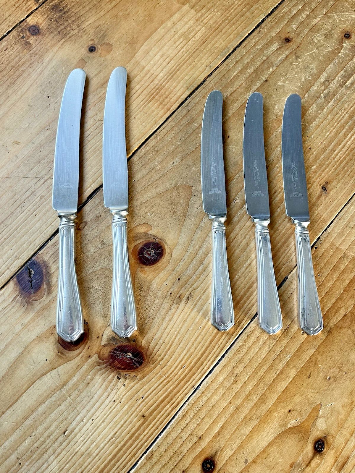 photo for sale 19 Piece Art Deco A1 Chester Ep Co Part Cutlery Set Plated Knifes Forks Spoons