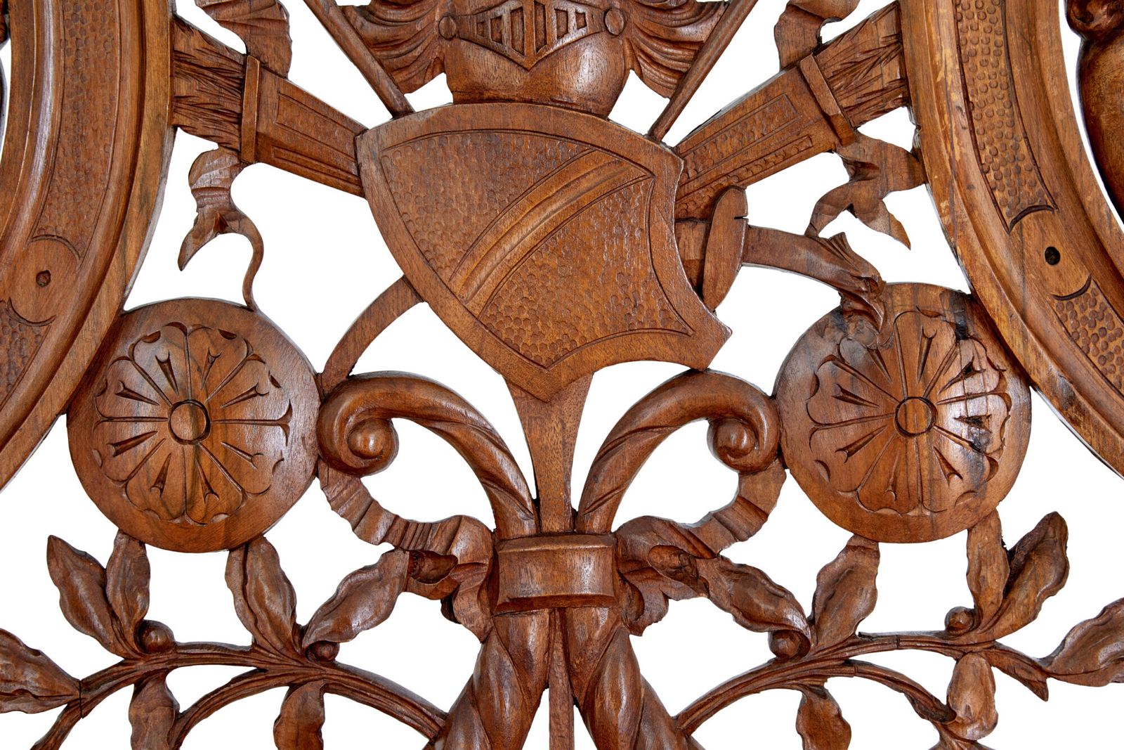 19th Century Carved Flemish Walnut Decorative Chair photo buy