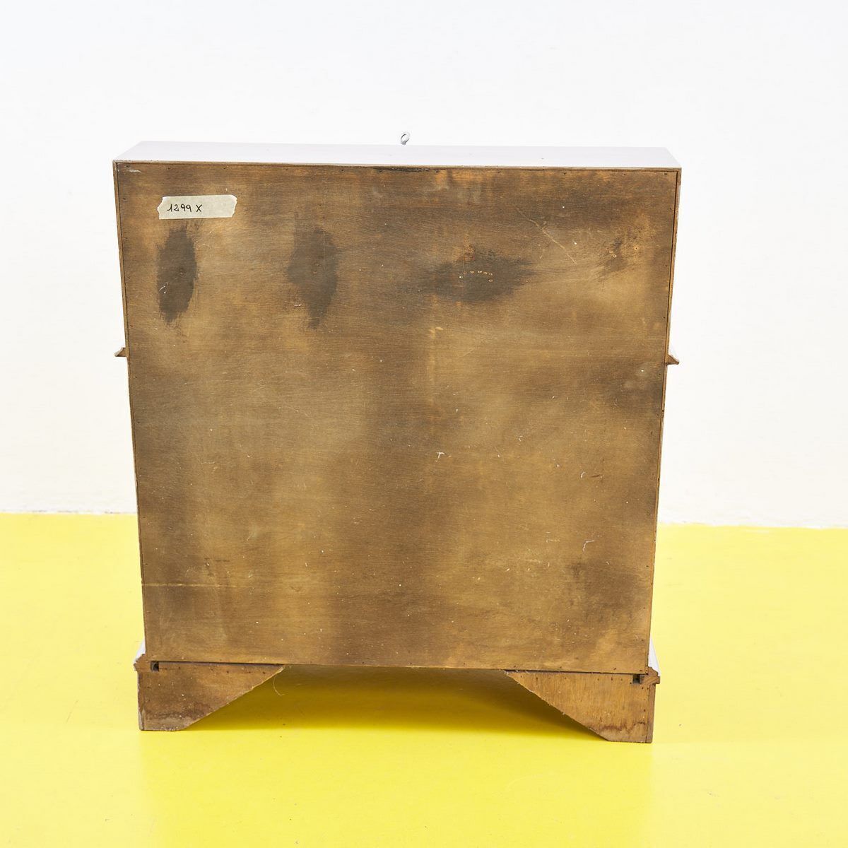 photo vintage Dove Grey Wooden Folding Cabinet