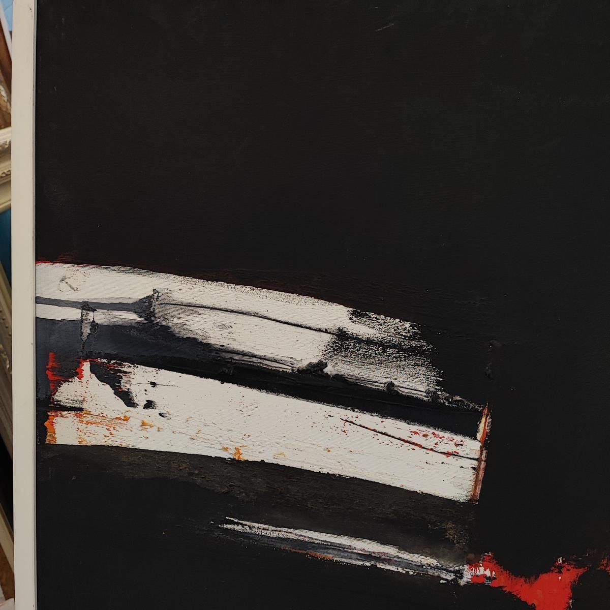 Manilo Baccosi Oil On Canvas 70 X 70 Cm photo for sale