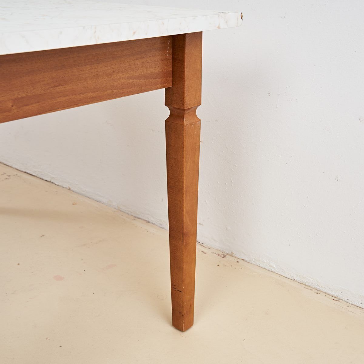 Dining Table With Marble Effect Top photo 319.0