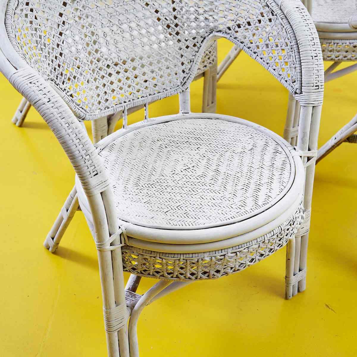 70's Rattan And Bamboo Chairs, 4 Pieces photo furniture