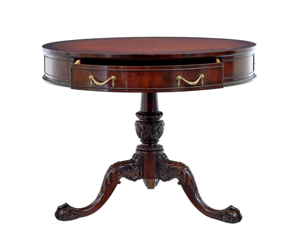 Mid 20th Century American Imperial Mahogany Center Table photo vintage